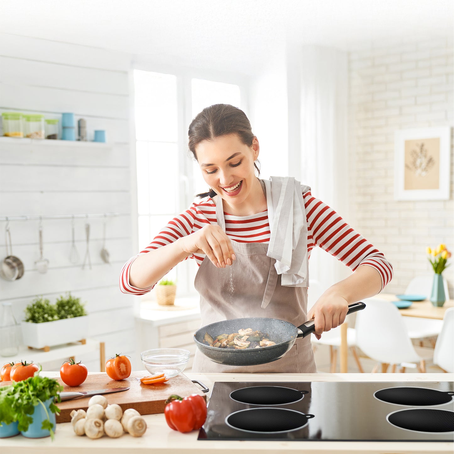 Tapis de cuisson induction - résistant à la chaleur jusqu’à 240 °C
